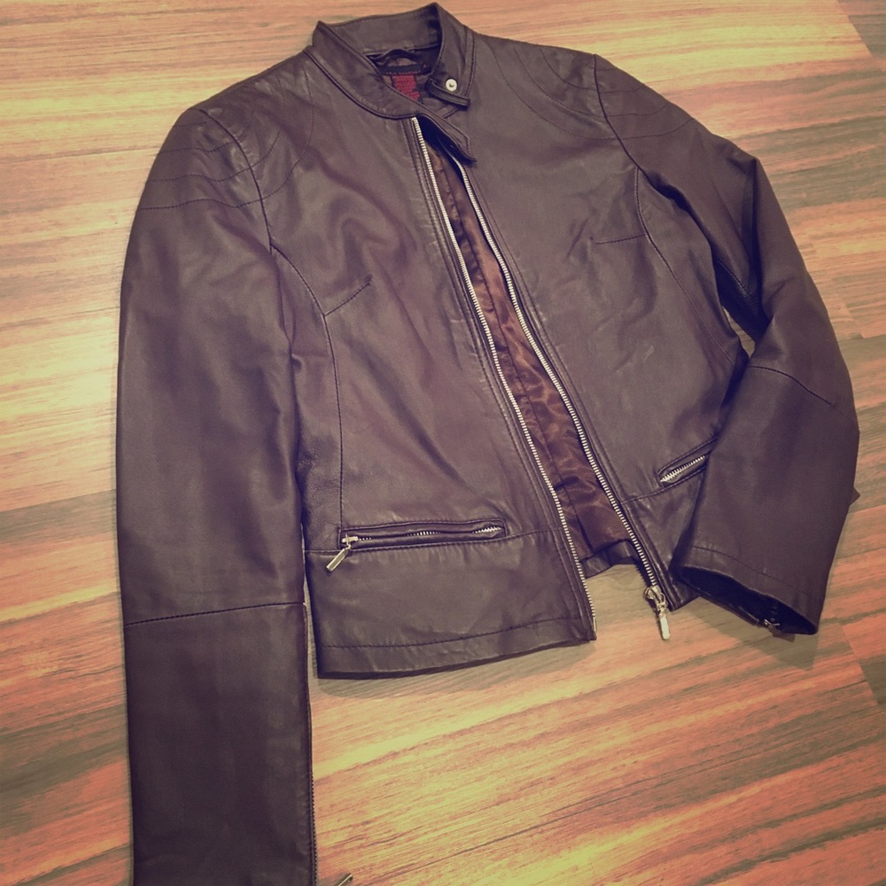 Debbie Shuchat Leather Jacket